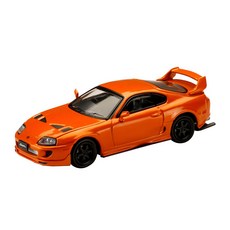 Hobby JAPAN 1/64 豐田 Toyota SUPRA JZA80 JDM改裝版 金屬橘色, 1個