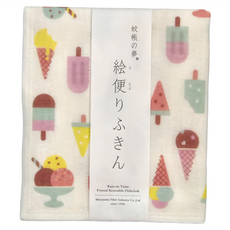 SHIMOYAMA 日本製進口廚房抹布 40 x 35cm 霜淇淋, 1條, 1條