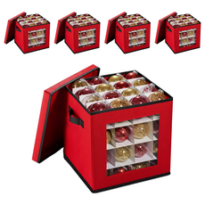 耶誕節造型收納箱 - 聖誕字母 覆膜不織布+密度板+海綿, 30 x 30 x 30cm, 5個