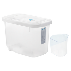 茶花 Ag+ 銀離子抗菌掀蓋式儲米箱 (附米杯)-10kg, 36.2 x 21.9 x 26.8 cm, 1組