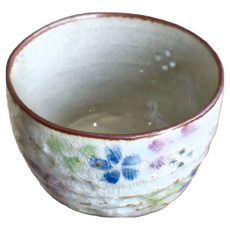 美濃燒 3缽 Set -日本製 陶瓷 9.5cmx6.8cm 260mL, 1個, 鏤空彩櫻