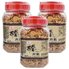 統樂豬肉鬆-台灣傳統風味 酥鬆可口 佐餐良伴, 300g, 3罐