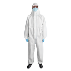 啟華工業 專業連身防護衣三件, 白色, 1組