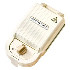 MATURE美萃 熱壓三明治鬆餅機旗艦五烤盤組 - 法式吐司 三明治 鯛魚燒 迷你巧克力塔 甜甜圈 鬆餅, 1622