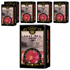 FANGS 方氏 玫瑰花茶 錫蘭紅茶, 2g, 20包, 6盒