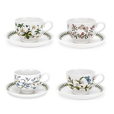 Portmeirion 波特美林 Botanic Garden 植物園系列 T型咖啡杯4入組 (款式隨機出貨), 4套, 隨機發貨