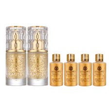 AUS LIFE 澳思萊 24K靚白抗皺肌因賦活精華 35ml 2瓶 + 黃金潔膚露30ml 4瓶, 1組