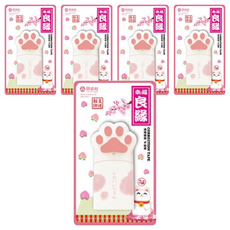 EKI MORI MACHI 驛森町 大貓掌修正帶, 幸福良緣 粉白, 5個