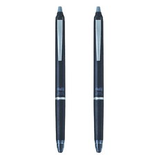 PILOT 百樂 FRIXION 按鍵魔擦筆 0.5 ZONE LFBKZ50EFAB, 霧黑, 2支