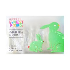 森林麵食 森林寶寶麵, 新鮮蔬菜口味, 0.2cm細麵, 無鹽無添加, 7個月以上寶寶適用, 320g, 1盒