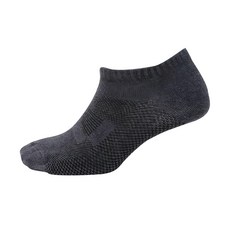 D&G HEALTH 抗菌除臭透氣踝襪 D395 男女適用 深麻灰, 22~26cm