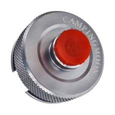 Campingmoon 柯曼 卡式接高山罐瓦斯轉接頭 Z13 4 x 4 x 3cm 45g, 1個, 紅色