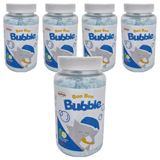 BONBAIN 泡泡潤膚沐浴粉 - 蘋果藍 150g 韓國製, 5瓶