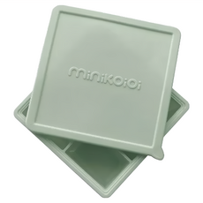 MiNiKOiOi 矽膠副食品分裝盒, 抹茶綠, 100ml, 1個