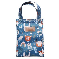 iSFun 三角手提 保溫保冷便當袋, 1個, 藍海動物