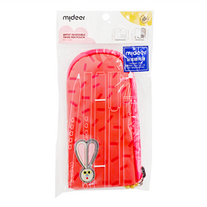 mideer 多功能防水翻轉筆袋 MD-6371 3歲以上, 小兔, 1個