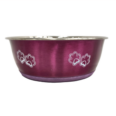 Durapet 輕時尚不鏽鋼寵物碗 - XL, 漾粉, 1個