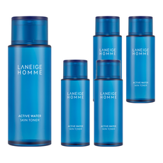 LANEIGE 蘭芝 男士活力水氧保濕機能化妝水 180ml 含鋅配方, 5瓶