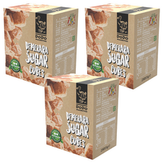 DODO 渡渡鳥 模里西斯天然蔗糖塊 紅蔗糖, 250g, 3盒