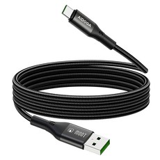 AIDOGA 艾迪伽 爵士系列 充電線傳輸線編織快充線 USB-A-Type-C, 鈦灰色, 2m, 1條