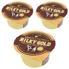 MILKY GOLD 頂級濃厚布丁抹醬 巧克力, 105g, 3個