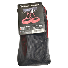 Black Diamond MOMENTUM 女款 安全吊帶 紅色 攀登器材, M 腰寬76~84cm + 腿帶53~63cm