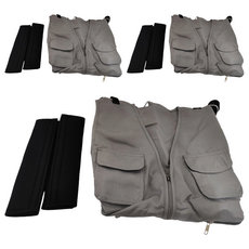 感恩使者 背心式身體固定衣 灰色 4XL, ZHTW2043, 3件