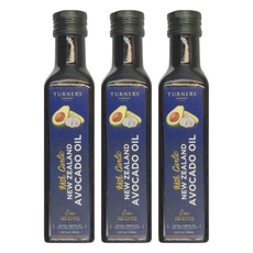 Turner's Harvest 紐西蘭初榨冷壓酪梨油 香蒜風味, 250ml, 3瓶