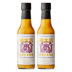 EMPRESS HOT SAUCE 辣太后 百香芥末辣醬 148ml, 芥末籽, 清爽熱帶水果百香果, 燒烤沾醬, 2瓶