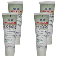 優寶 三效化毛膏，卵磷脂+鱈魚肝油+維生素E, 皮膚/毛髮, 4條