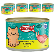 KUCINTA 科西塔 小貓湯罐, 羊肉肉汁, 150g, 6罐