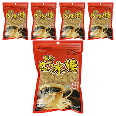 耆盛食品 黃金紅冰糖，原味香醇，適用調製咖啡及飲料和糖湯，烹調和滷製肉品, 600g, 5包