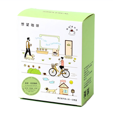 SIMPLEREAL 想望咖啡 翡翠 低因咖啡 浸泡包, 12g, 5包, 方便攜帶，隨時享受, 1盒