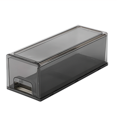 Joeki 桌面抽屜收納盒 PET材質 耐重3±1kg, 灰色