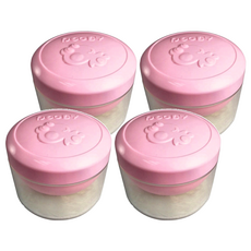 DOOBY 大眼蛙 神奇自動粉撲盒, 方便填充爽身粉, 4個