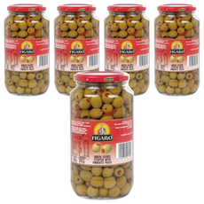 FIGARO 裴加羅 紅心橄欖, 西班牙原裝進口, 歐陸料理食材, 920g, 5罐