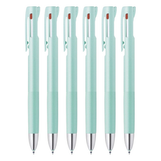 ZEBRA 斑馬牌 bLen 3色原子筆, 低重心設計, 三色合一, 黑藍紅三色可選, 藍綠色, 6支