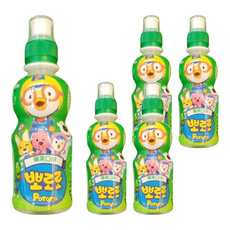 韓寶 啵樂樂乳酸飲料，添加維他命D、鈣質、I-bone成份, 235ml, 5瓶