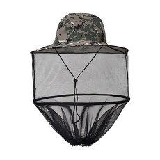 捷華 防蚊罩登山帽 數位迷彩 適用頭圍：60cm, 1個