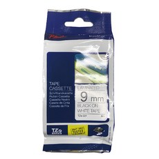 brother 兄弟牌 TZe-221 護貝標籤帶 9mm 台灣公司貨, 白底黑字, 8m