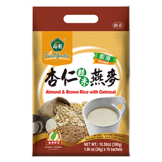薌園 杏仁糙米燕麥 10入, 300g, 1袋