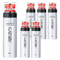 GATSBY 強黏造型慕絲, 185g, 6瓶