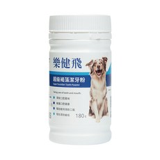 樂健飛 犬用寵物超級褐藻潔牙粉 維護口腔健康 幫助維持清新口氣 幫助清除齒垢, 180g, 1瓶