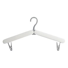 妮妃嚴選 便攜摺疊掛勾衣架 白色, 1個