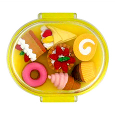 Iwako 7入橡皮擦盒裝組 日本製造, 甜點, 1組