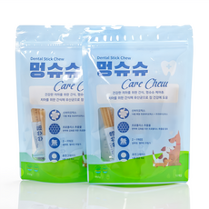 멍슈슈 케어츄 강아지 덴탈껌 155g, 2개