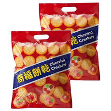 掬水軒 奇福餅乾 量販包 奶素, 320g, 2袋