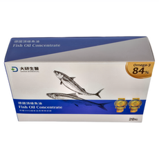 大研生醫 頂級魚油軟膠囊, 820mg, 20顆, 1盒