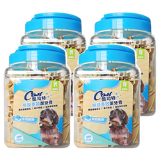 Cost 酷司特 螺旋多效潔牙骨, 螺旋設計清潔, 有效按摩牙齦，減少牙垢與乳酸形成, 牛奶風味, 580g, 4桶