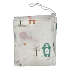 mohe 木暉居家 防塵防潮 圓筒型束口棉被收納袋, 小款(70 × 32cm), 1組, 4入